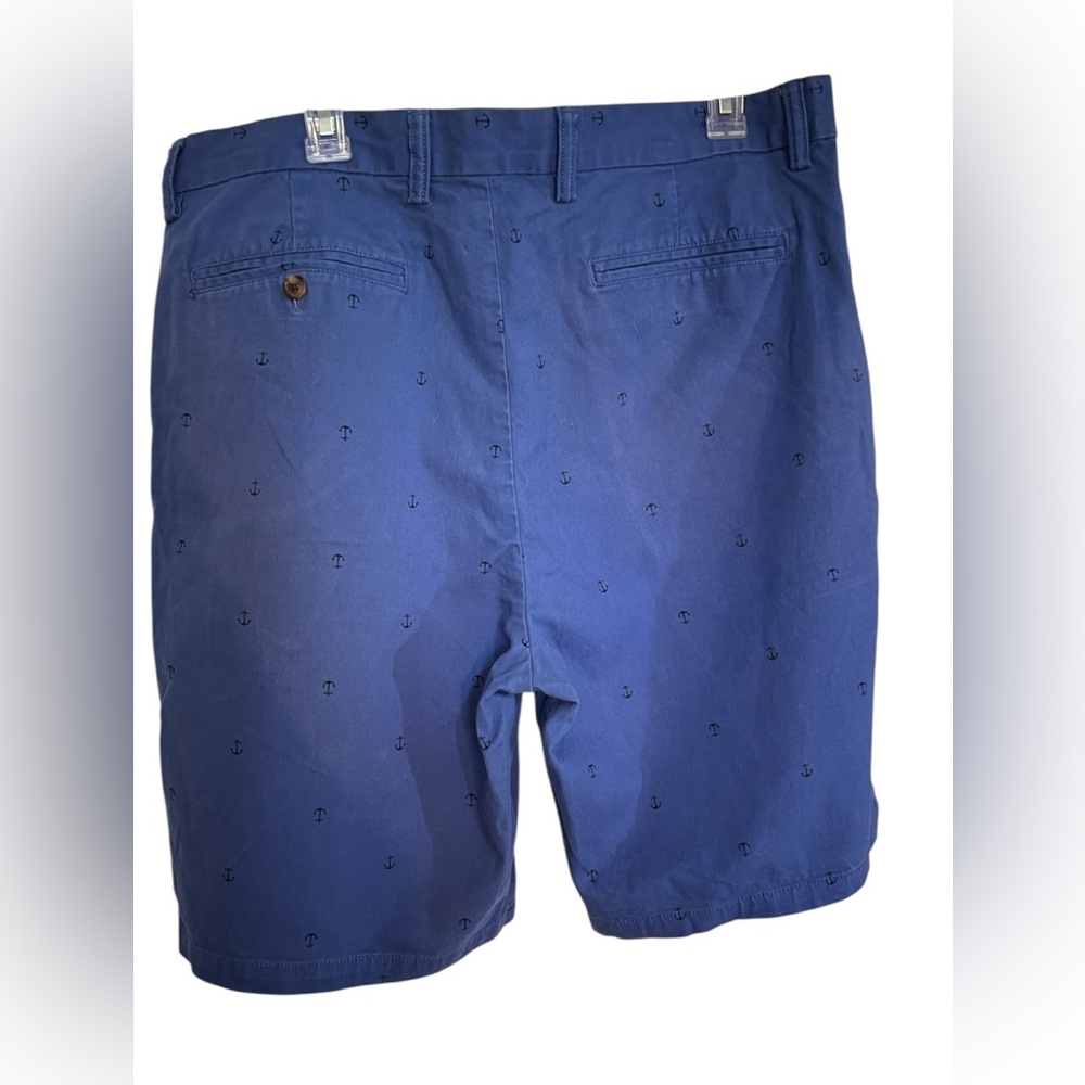 Old‎ Navy Blue Flat Front Shorts Classic Design Ultimate Slim Built-in Flex - Picture 2 of 4